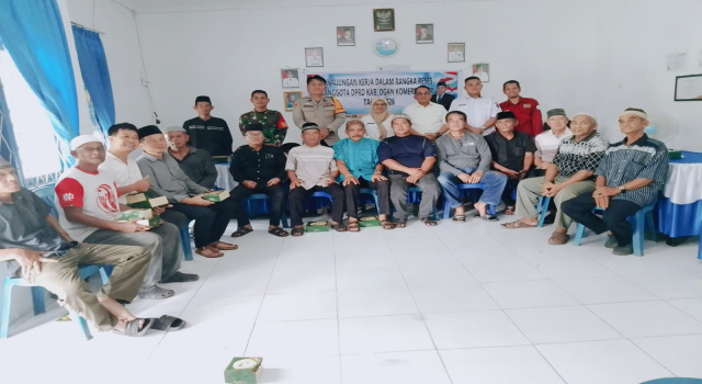 Serap Aspirasi Warga Anggota DPRD OKI Dapil 1 Mahyudin Laksanakan reses